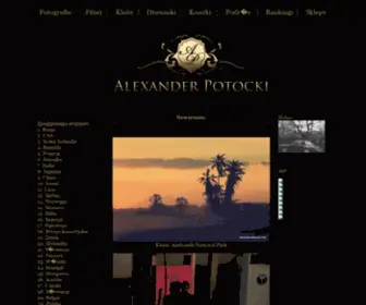 Alexanderpotocki.com(Dookoła Świata) Screenshot