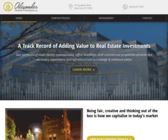 Alexanderprop.com(Real Estate Investments) Screenshot