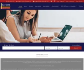 Alexanderreidfrazer.com(Alexander Reid & Frazer Estate Agents Co.Down Northern Ireland) Screenshot