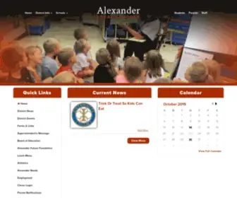 Alexanderschools.org(Alexander Local Schools) Screenshot