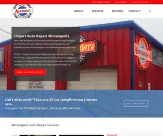 Alexandersimportautorepair.com(Import Auto Repair) Screenshot