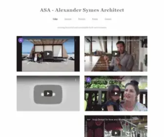 Alexandersymes.com.au(Alexander Symes Architect) Screenshot