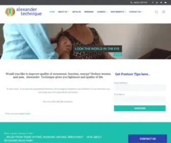 Alexandertechnique.co.nz(Get Better Posture in Auckland) Screenshot