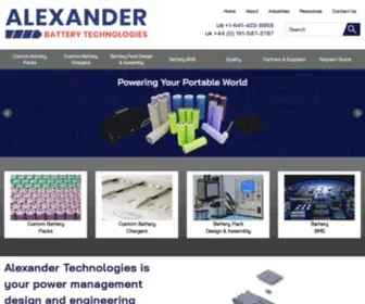 Alexandertechnologies.com(Alexander Battery Technologies) Screenshot