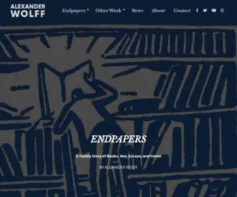 Alexanderwolff.com(Journalist) Screenshot