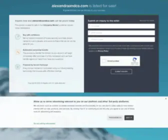 Alexandraandco.com(Create an Ecommerce Website and Sell Online) Screenshot