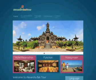 Alexandrabalitour.com(Alexandra bali tour) Screenshot