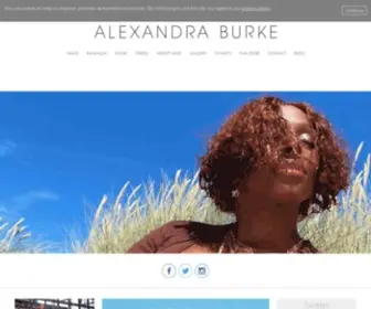 Alexandraburkeofficial.com(Alexandra Burke) Screenshot