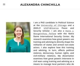 Alexandrachinchilla.com(ALEXANDRA CHINCHILLA) Screenshot