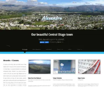 Alexandra.co.nz(Central Otago) Screenshot