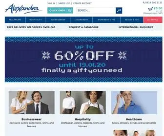 Alexandra.co.uk(Workwear) Screenshot