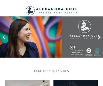 Alexandracote.com(Alexandra Cote) Screenshot