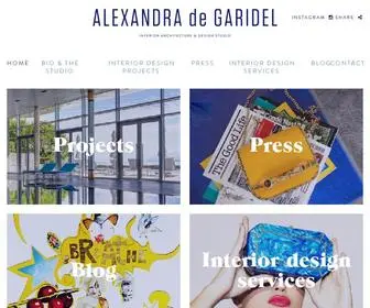 Alexandradegaridel.com(Alexandra de Garidel) Screenshot