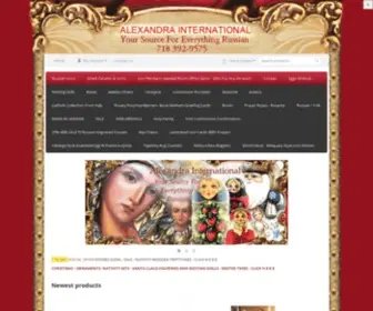 Alexandraint.com(Alexandra International) Screenshot