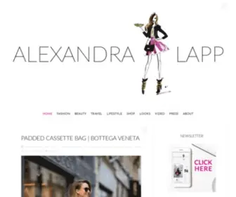 Alexandralapp.com(Alexandra Lapp) Screenshot