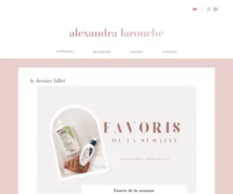 Alexandralarouche.ca(Alexandra Larouche) Screenshot
