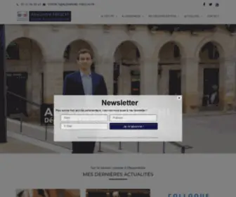 Alexandre-Freschi.fr(Alexandre Freschi est député de Lot) Screenshot