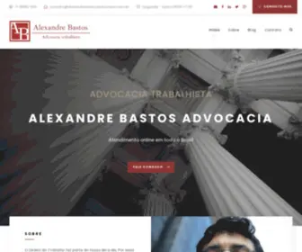 Alexandrebastosadvocacia.com.br(Alexandre Bastos) Screenshot