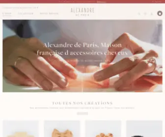 Alexandredeparis-Store.com(Pinces, barrettes à cheveux, bandeau et serre) Screenshot