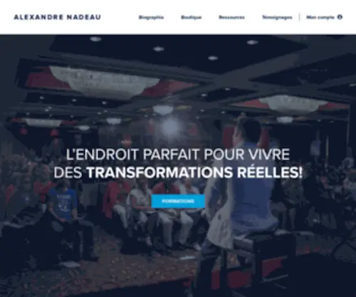 Alexandrenadeau.com(Alexandrenadeau) Screenshot