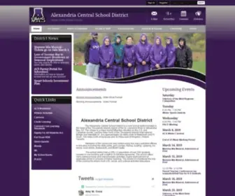 Alexandriacentral.org(Alexandria Central School District) Screenshot
