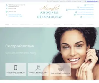 Alexandriaderm.com(Alexandria Associates in Dermatology) Screenshot