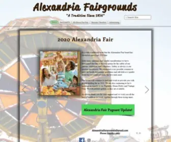 Alexandriafair.org(Alexandria Fairgrounds) Screenshot