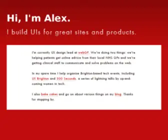 Alexandtheweb.com(Alexandtheweb) Screenshot