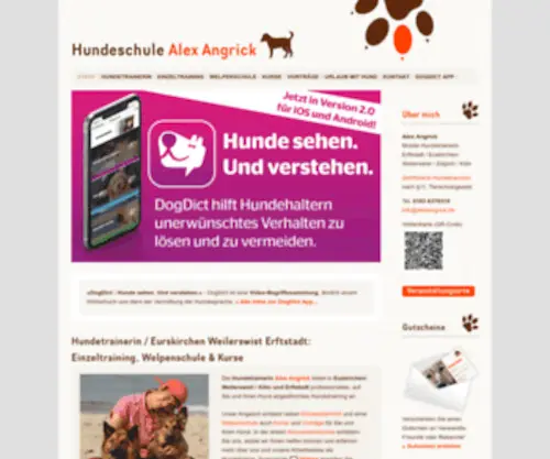 Alexangrick.de(Hundeschule Köln Erftstadt) Screenshot