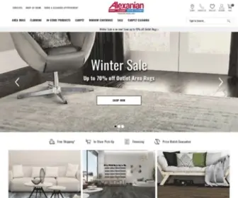 Alexanian.com(Shop Quality Area Rugs) Screenshot