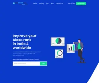 Alexaspark.com(Geo Alexa Rank Traffic) Screenshot