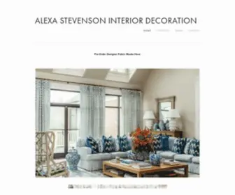 Alexastevensonid.com(Alexa Stevenson Interior Decoration) Screenshot