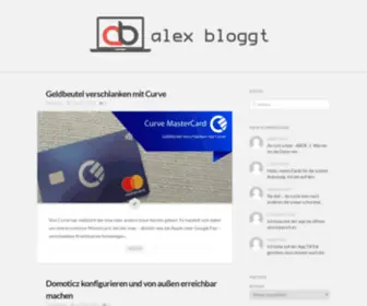 Alexbloggt.com(Privater Blog seit 2012) Screenshot