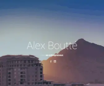 Alexboutte.com(Alex Boutté) Screenshot