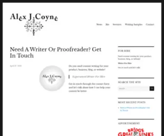 Alexcoyneofficial.com(Coyne Official) Screenshot