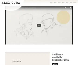 Alexcuba.com(Alex Cuba) Screenshot