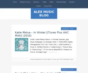 AlexDang.info(Alex Music blog) Screenshot