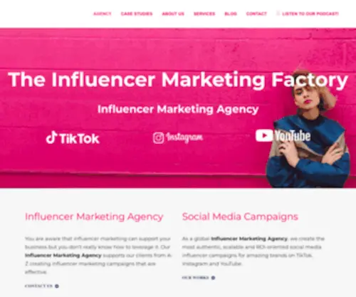 Alexeidos.net(We Are A Global Influencer Marketing Agency) Screenshot