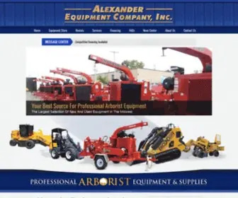 Alexequip.com(Alex Equipment Company) Screenshot