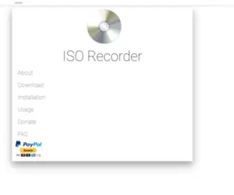 Alexfeinman.com(ISO Recorder) Screenshot