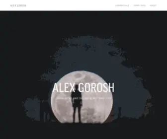 Alexgorosh.com(Alex Gorosh) Screenshot