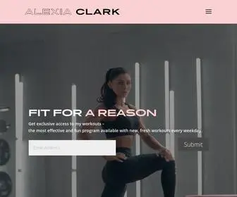 Alexia-Clark.com(Alexia Clark) Screenshot