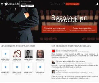 Alexia.fr(Trouvez votre avocat) Screenshot