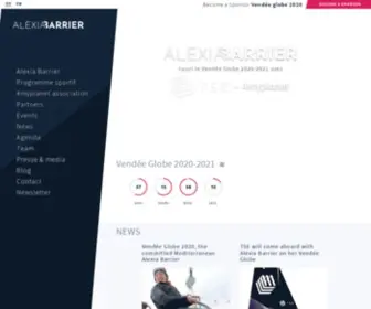 Alexiasailingteam.com(Alexia Barrier) Screenshot