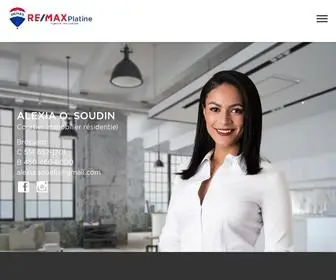 Alexiasoudin.com(Soudin, Courtier immobilier résidentiel) Screenshot