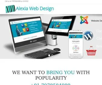 Alexiawebdesign.in(Alexia Web Design) Screenshot