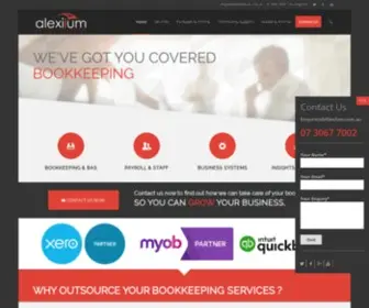 Alexilum.com.au(Bookkeeping Brisbane & Australia) Screenshot