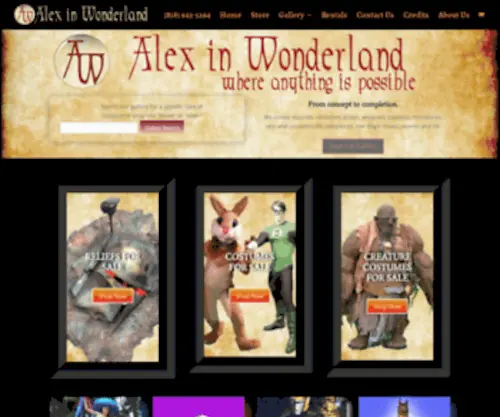 Alexinwonderland.com(Alex in Wonderland) Screenshot