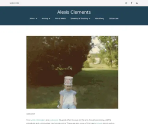 Alexisclements.com(Alexis Clements) Screenshot