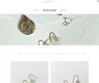 Alexislaurel.com(Alexis Laurel jewelry) Screenshot